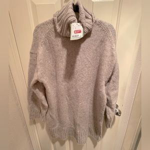 New With Tags! H&M Gray Sweater Dress Sz M